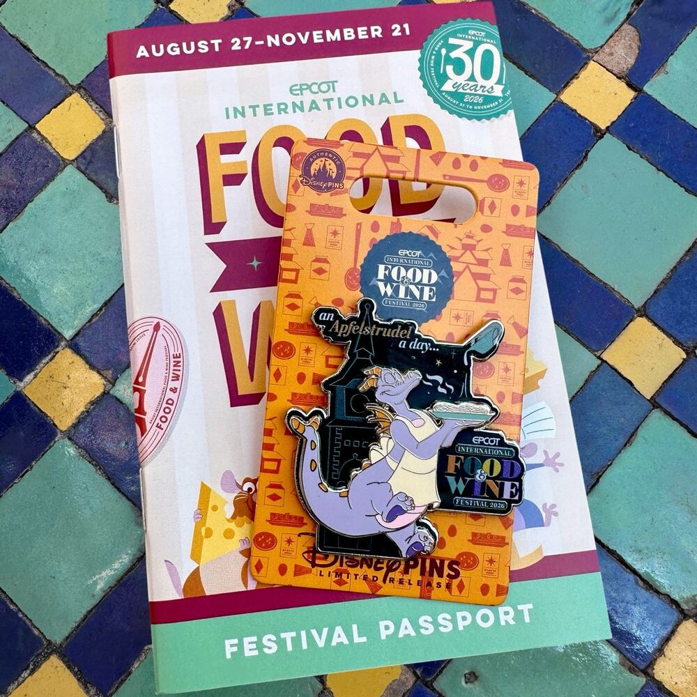 Disney Parks 2026 Epcot Food & Wine Festival Figment Of Imagination Pin